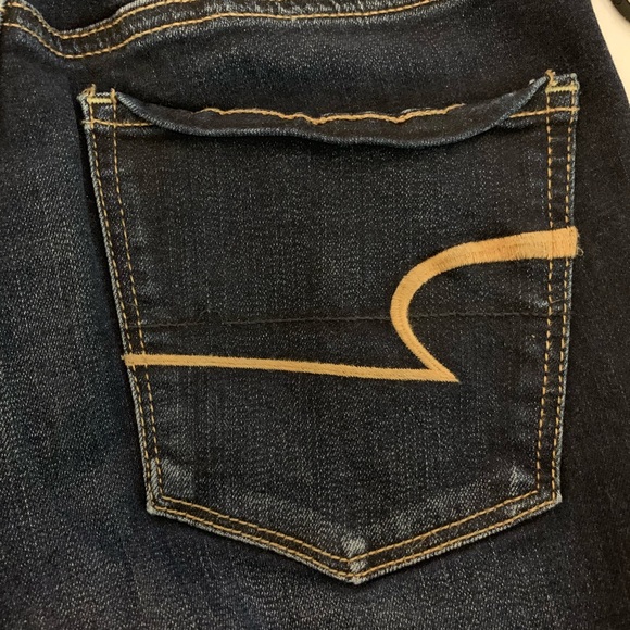 American Eagle Dark Wash Skinny Jeans - Picture 5 of 7